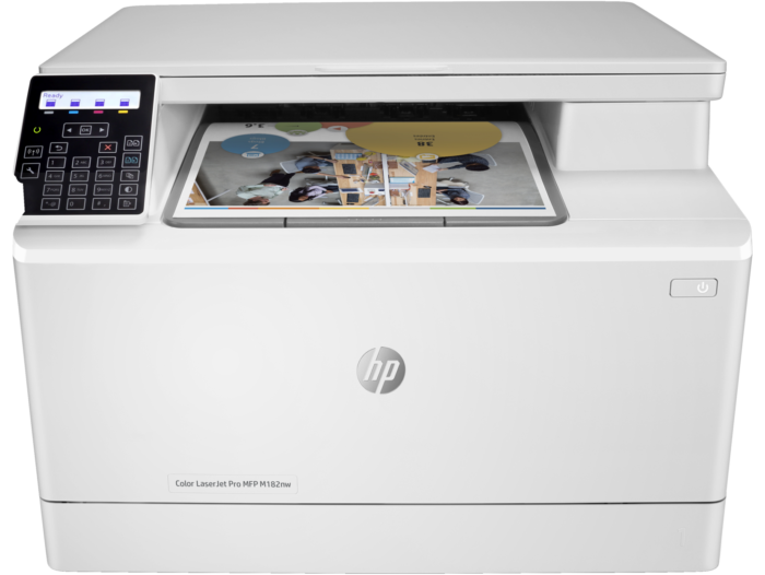 Impresora HP Color LaserJet Pro MFP M182nw, 220V - Imagen 1